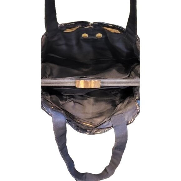 1940s Black Cord Purse With WWII Aviation Cadet Pin and Monogram Initials Pin - Picture 8 of 16